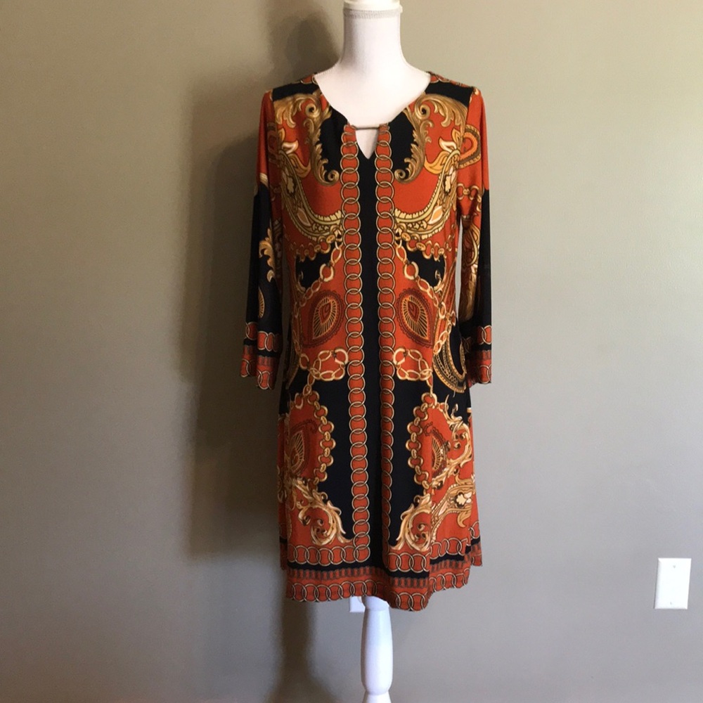 HAANI Chemise printed dress